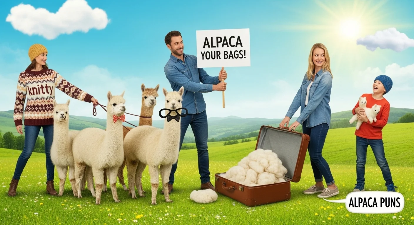 Top Hilarious Alpaca Puns