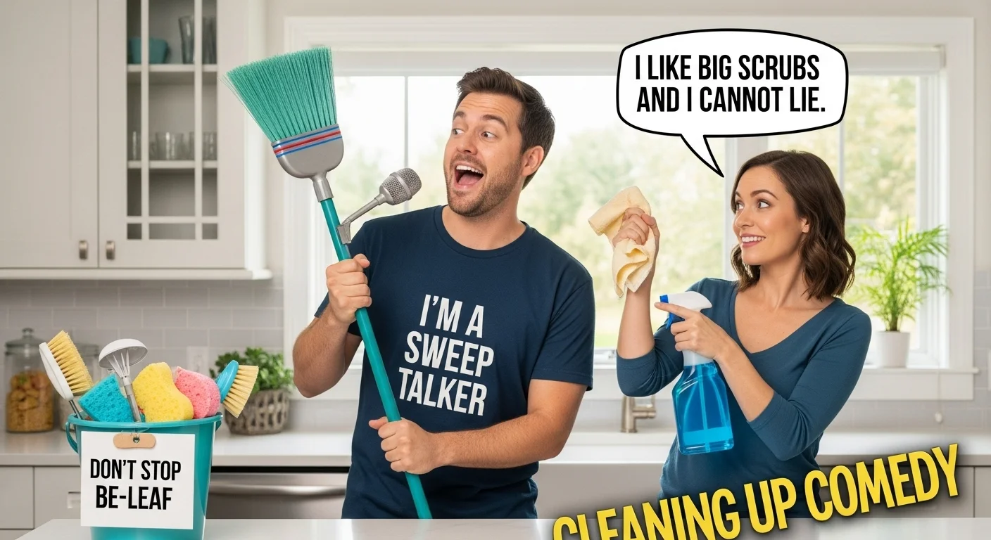 Top Hilarious Cleaning Puns