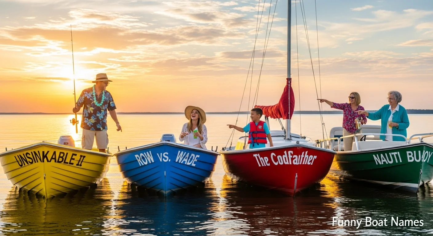 Hilarious Funny Boat Names Puns