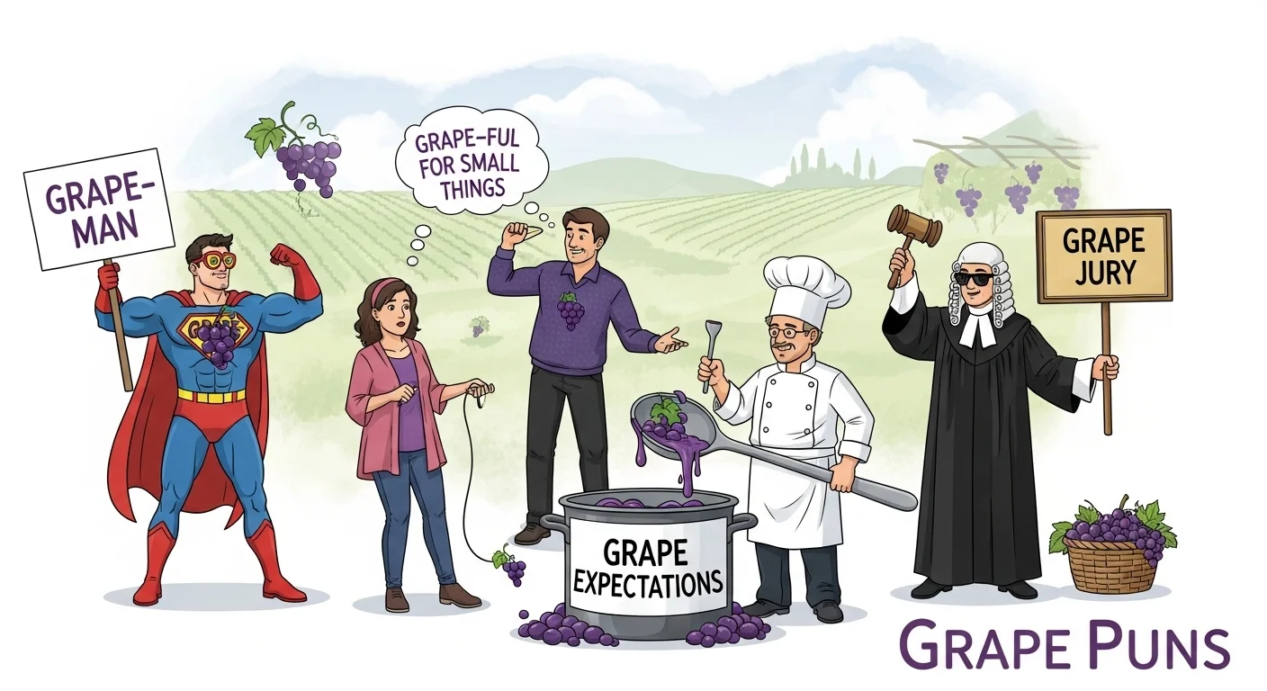 Top Hilarious Grape Puns