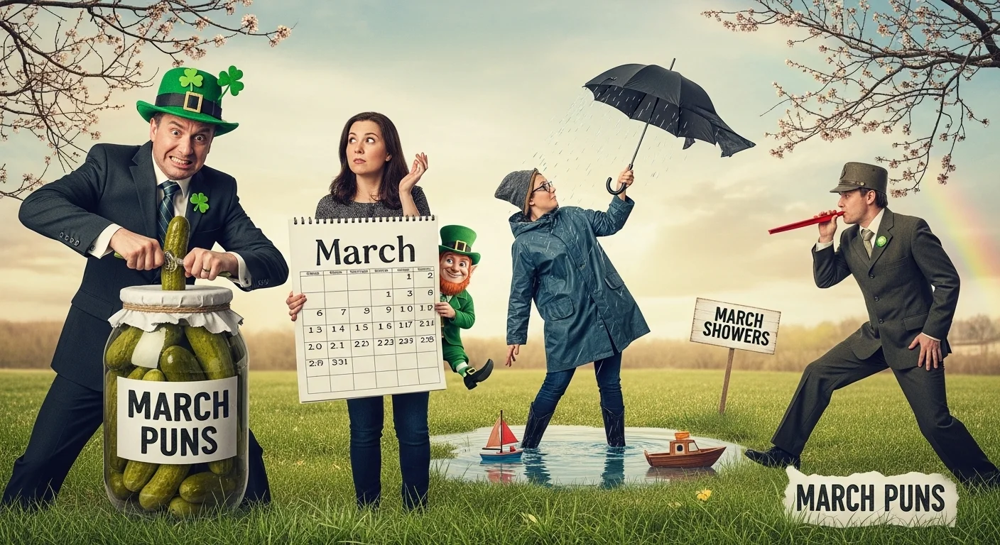 Top Hilarious March Puns