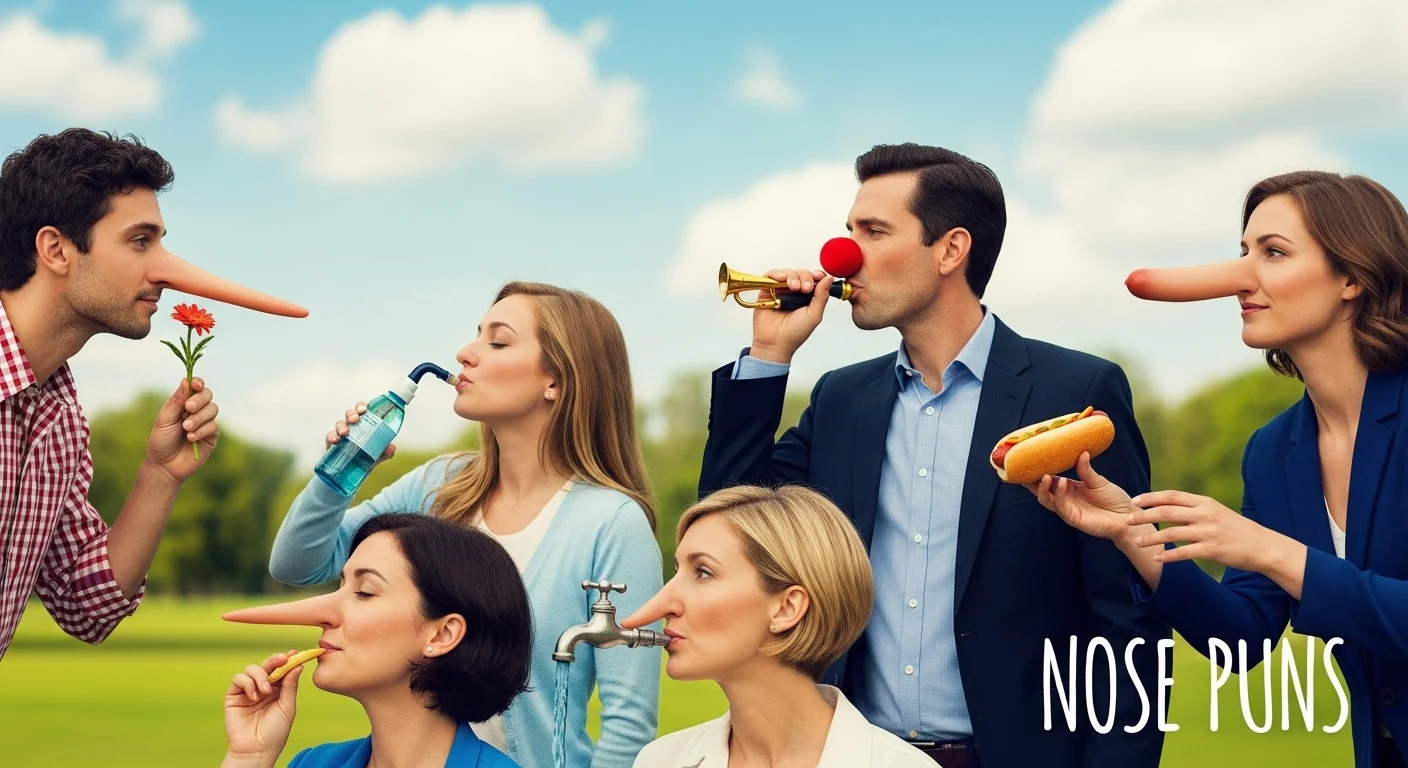 Hilarious Nose Puns