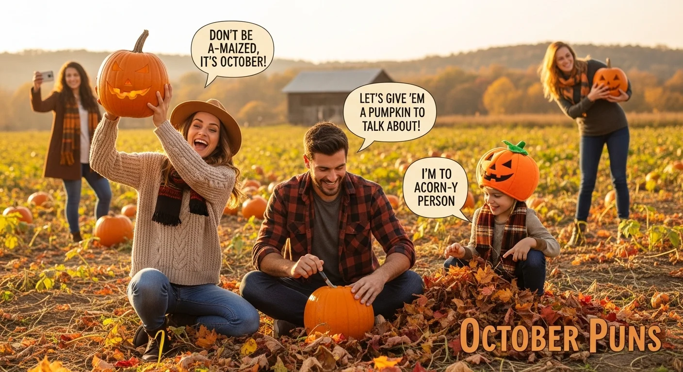 Top Hilarious October Puns