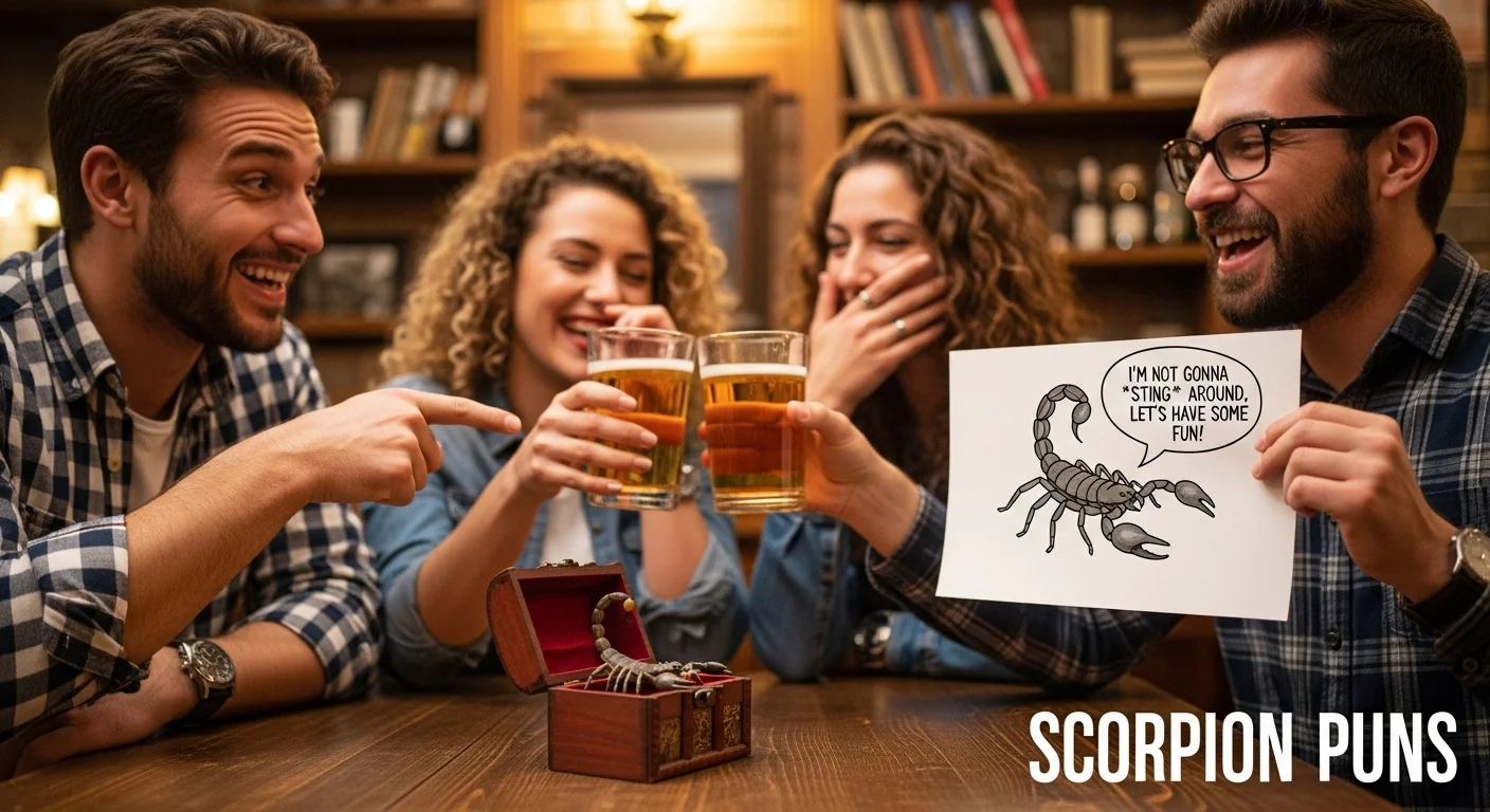 Hilarious Scorpion Puns to