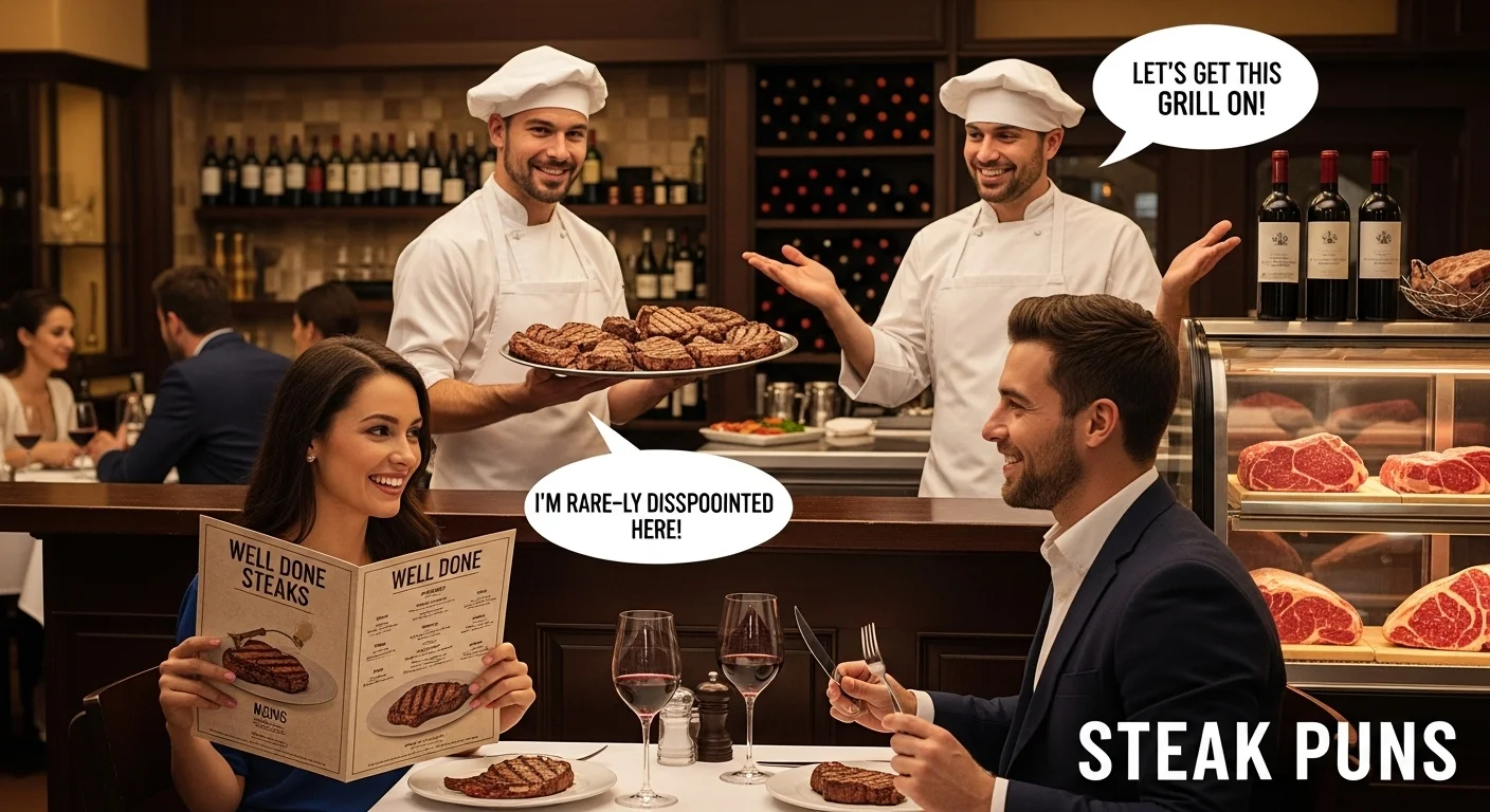 Top Hilarious Steak Puns