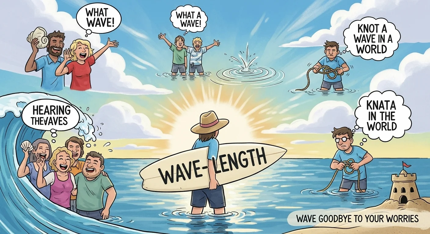 Clever Wave Puns