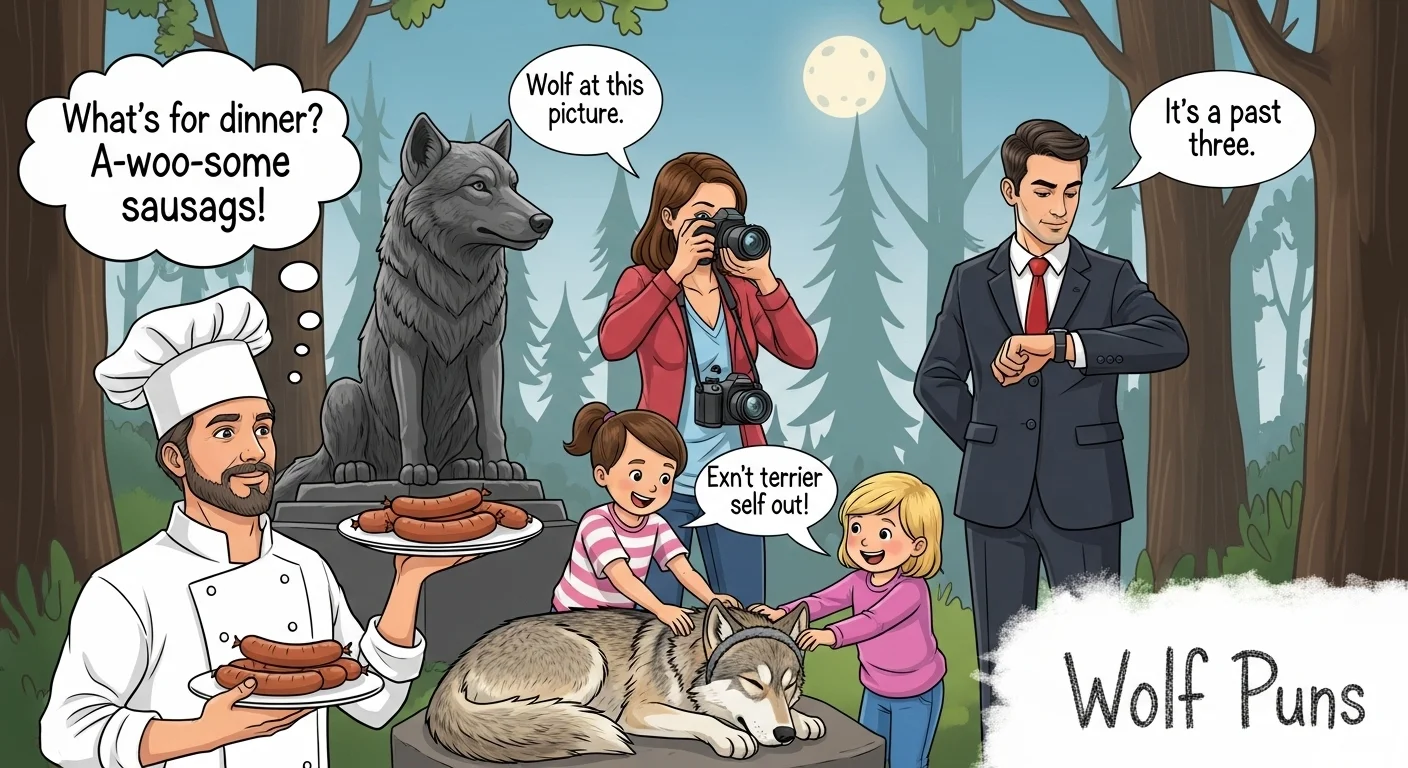 Top Hilarious Wolf Puns