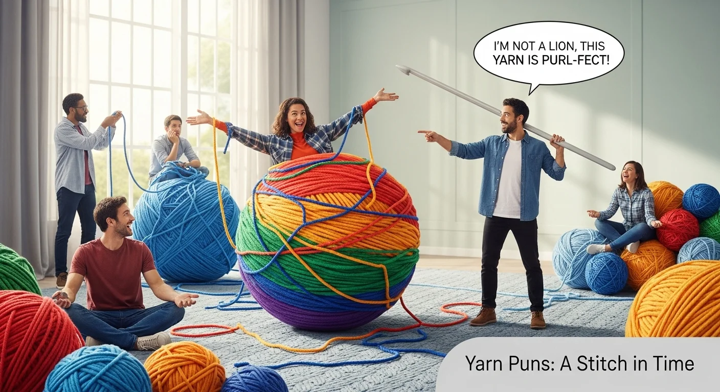 Top Hilarious Yarn Puns