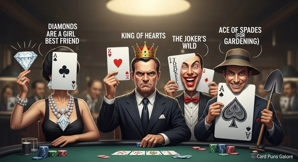 card puns