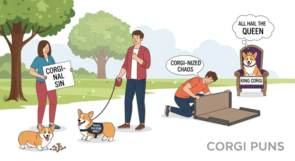 corgi puns