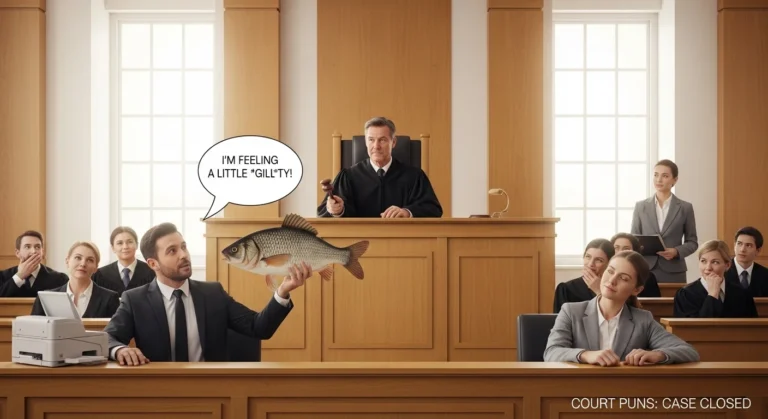 court puns