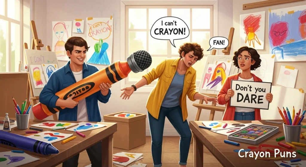crayon puns