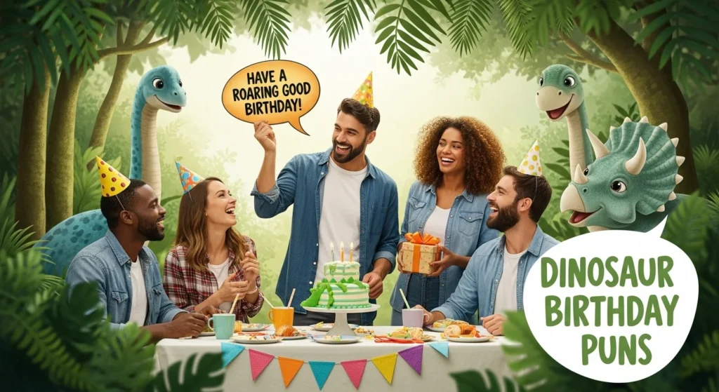 dinosaur birthday puns