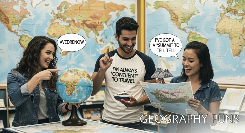 geography puns