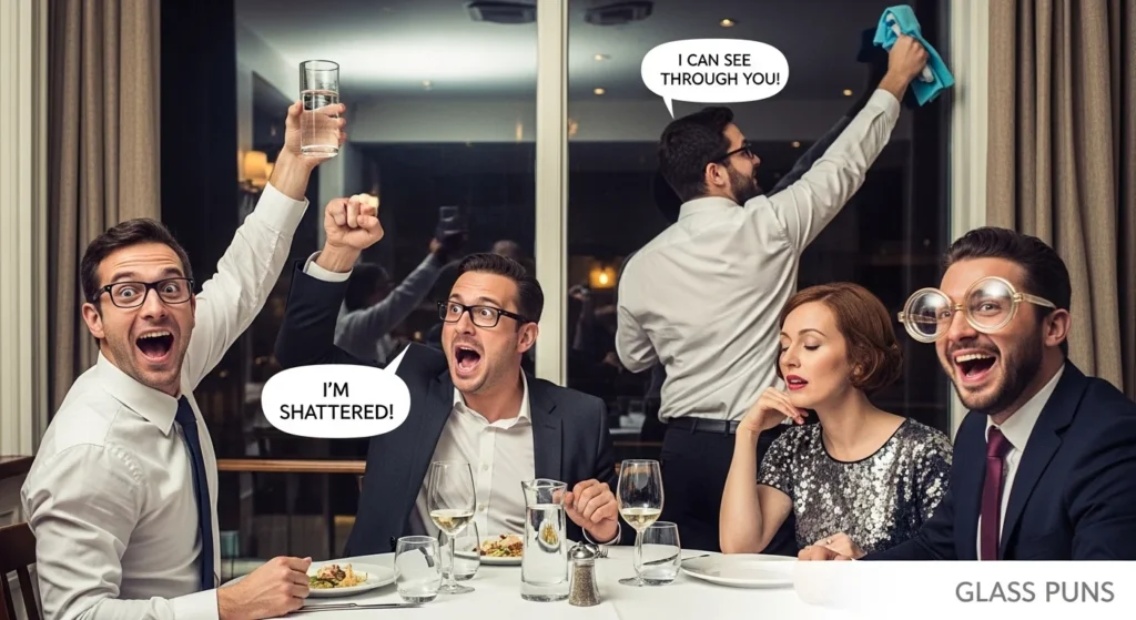 glass puns