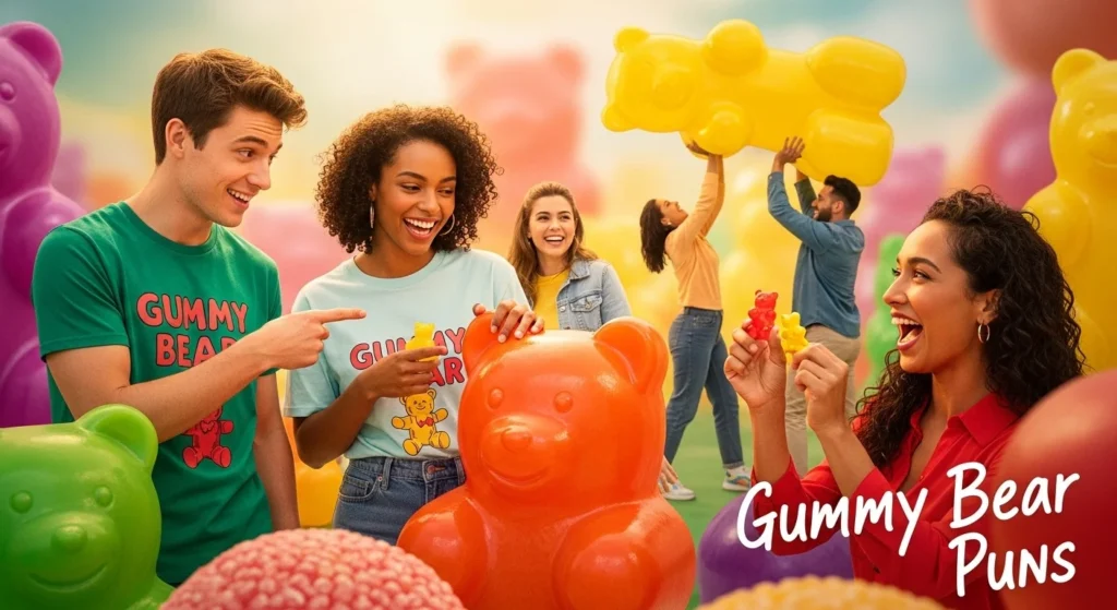 gummy bear puns