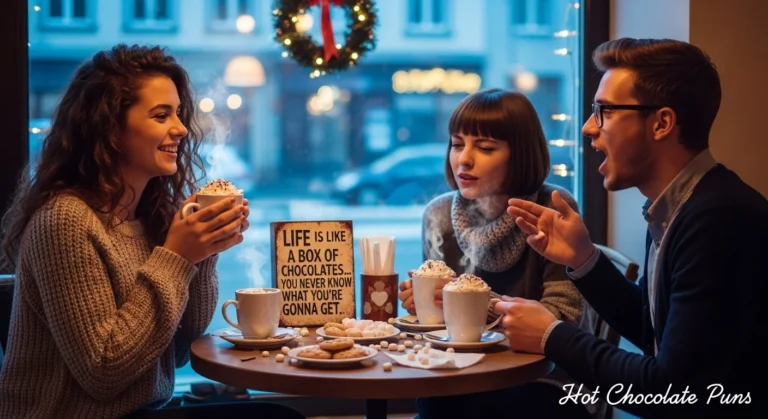 hot chocolate puns