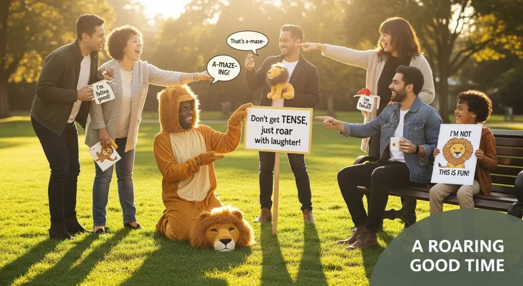 lion puns