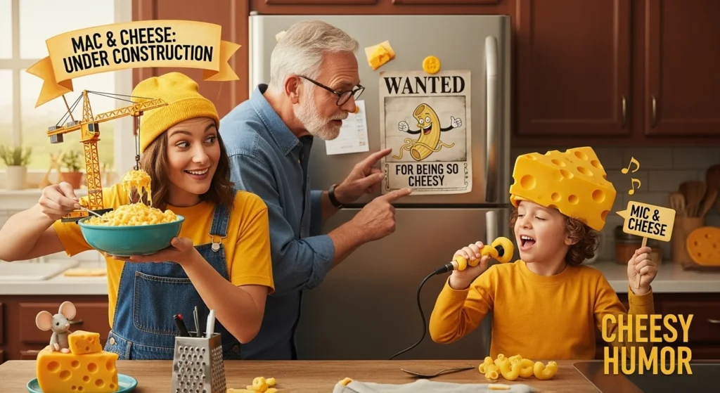 mac and cheese puns