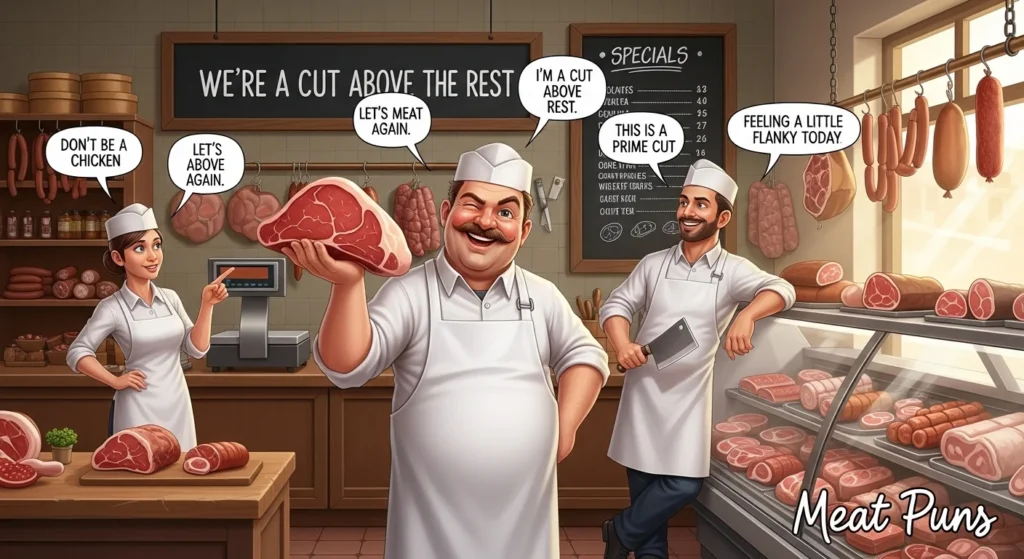 meat puns