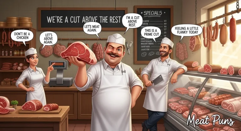 meat puns
