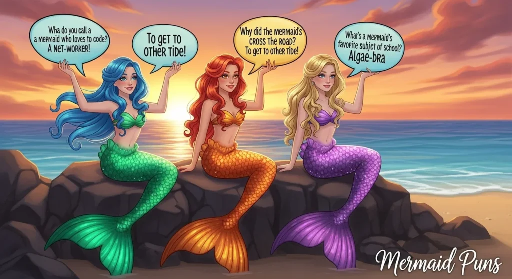 mermaid puns