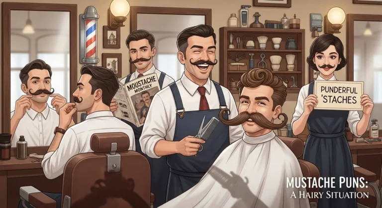 mustache puns