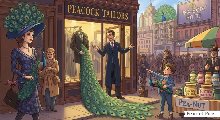 peacock puns