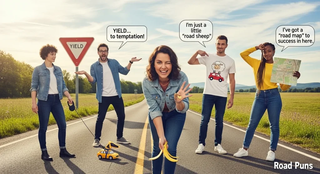 road puns