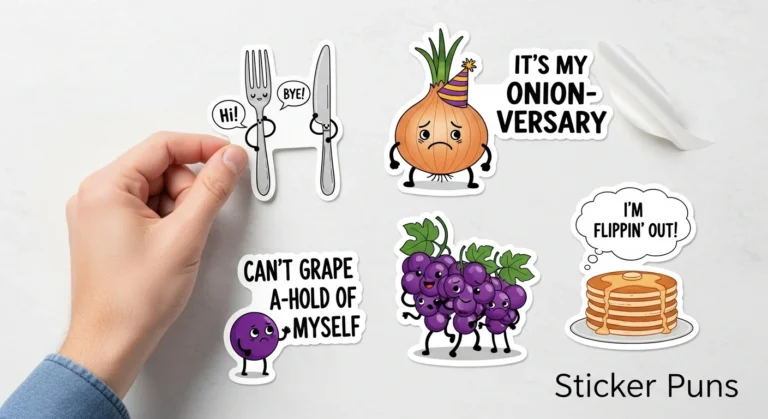 sticker puns
