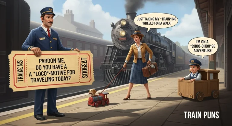 train puns