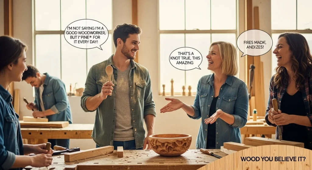 wood puns